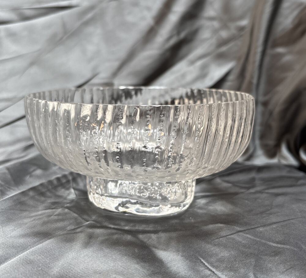 Crystal Bowl By Rosenthal Studio Line Crystal Footed Bowl 5.5" Great Condition